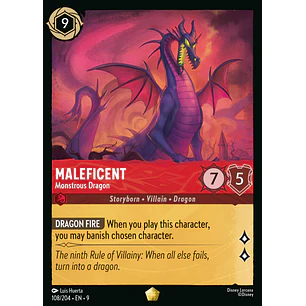 108/204 Maleficent - Monstrous Dragon