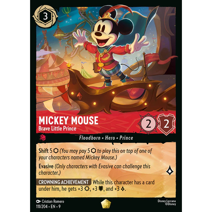 111/204 Mickey Mouse - Brave Little Prince 1