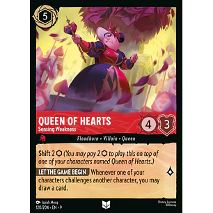 120/204 Queen of Hearts - Sensing Weakness