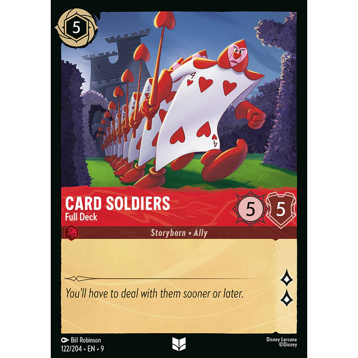 122/204 Card Soldiers - Full Deck 1