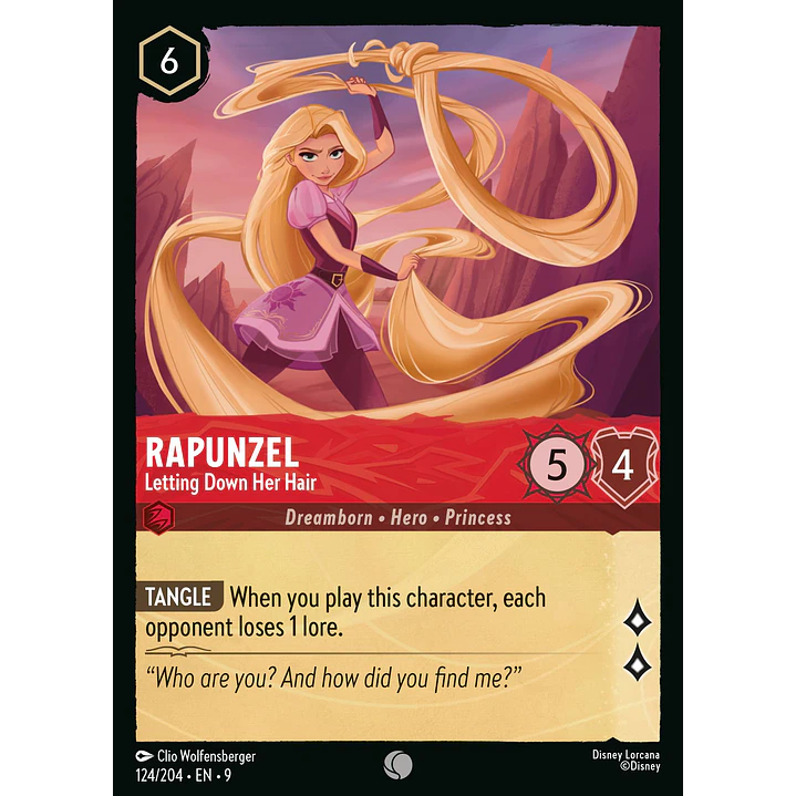 124/204 Rapunzel - Letting Down Her Hair 1