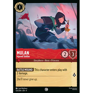 125/204 Mulan - Injured Soldier