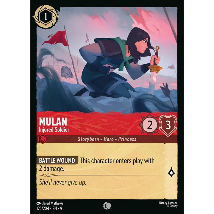 125/204 Mulan - Injured Soldier 1