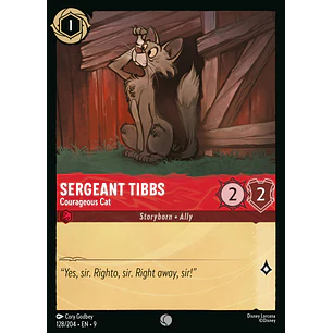 128/204 Sergeant Tibbs - Courageous Cat