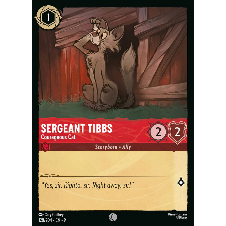 128/204 Sergeant Tibbs - Courageous Cat 1