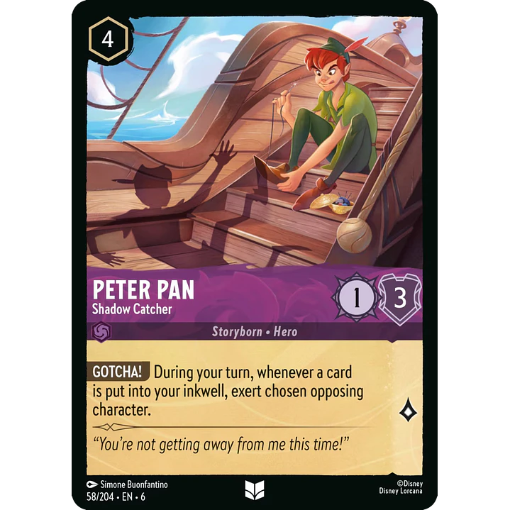 058/204 Peter Pan - Shadow Catcher 1