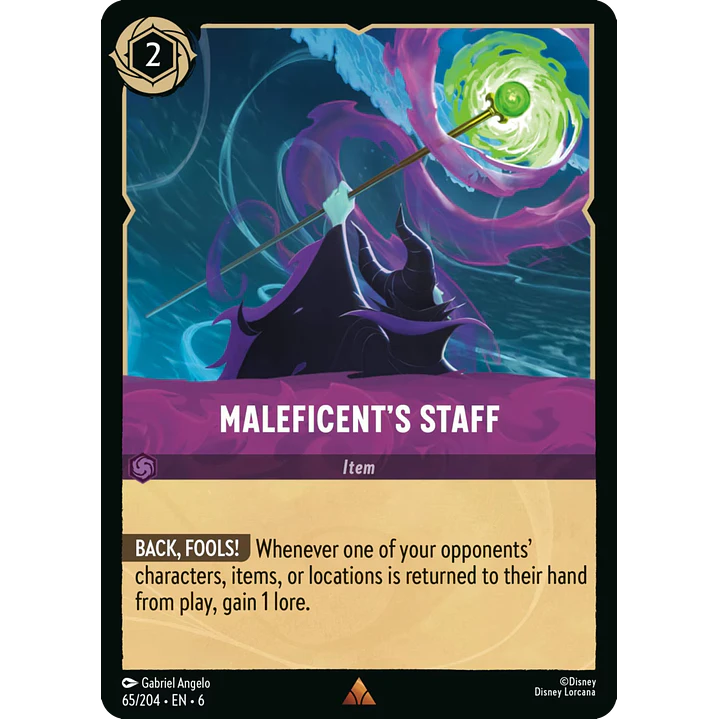 065/204 Maleficent's Staff 1