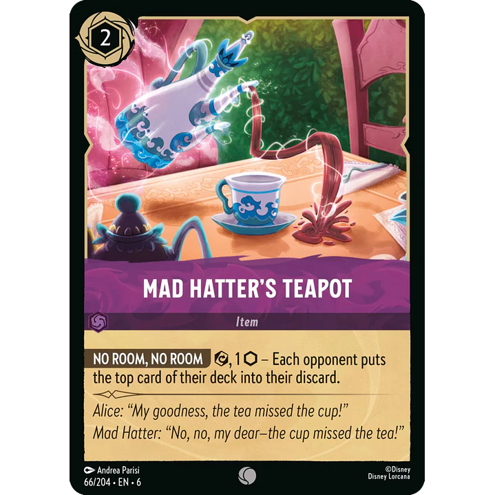 066/204 Mad Hatter's Teapot 1