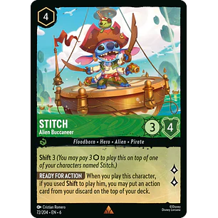 072/204 Stitch - Alien Buccaneer