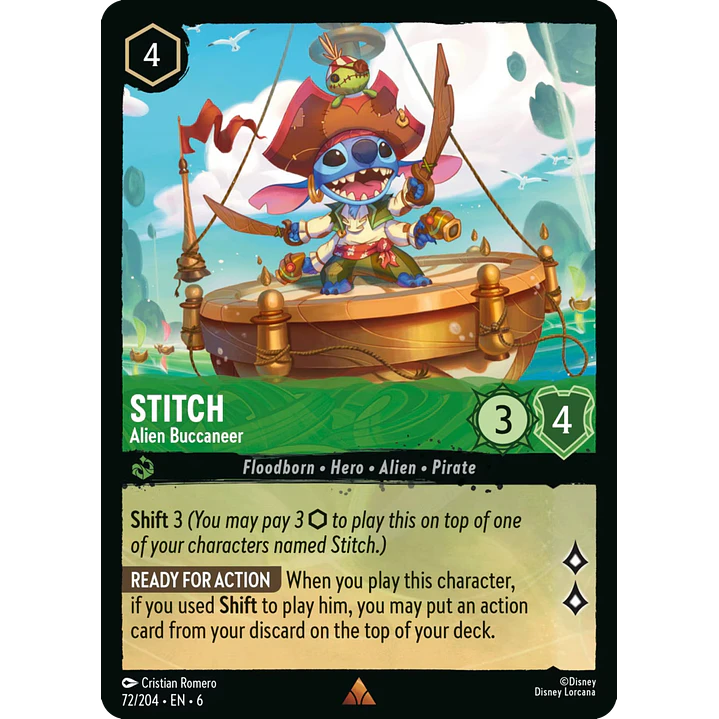 072/204 Stitch - Alien Buccaneer 1