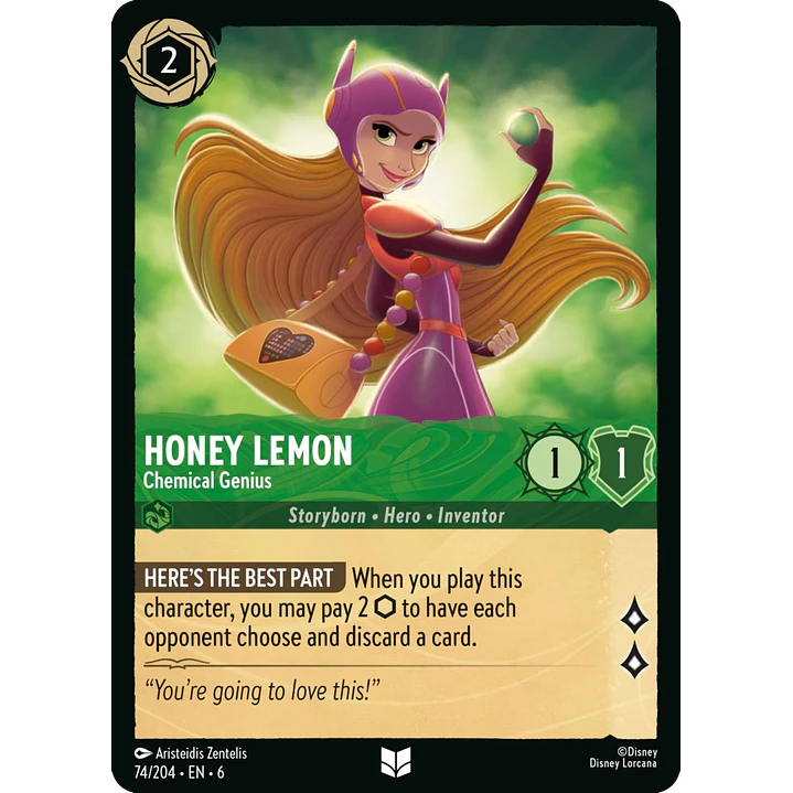 074/204 Honey Lemon - Chemical Genius 1