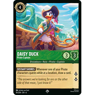 081/204 Daisy Duck - Pirate Captain