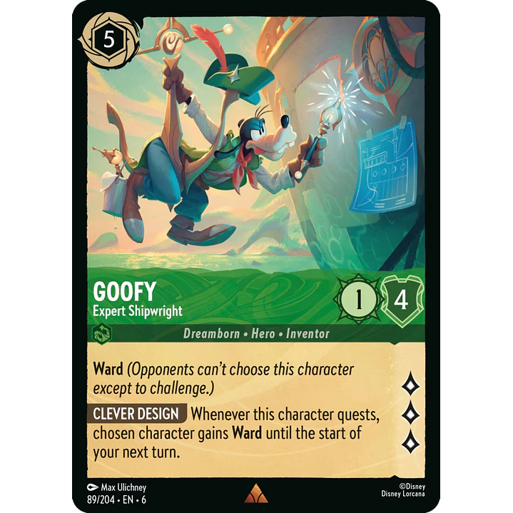 089/204 Goofy - Expert Shipwright 1