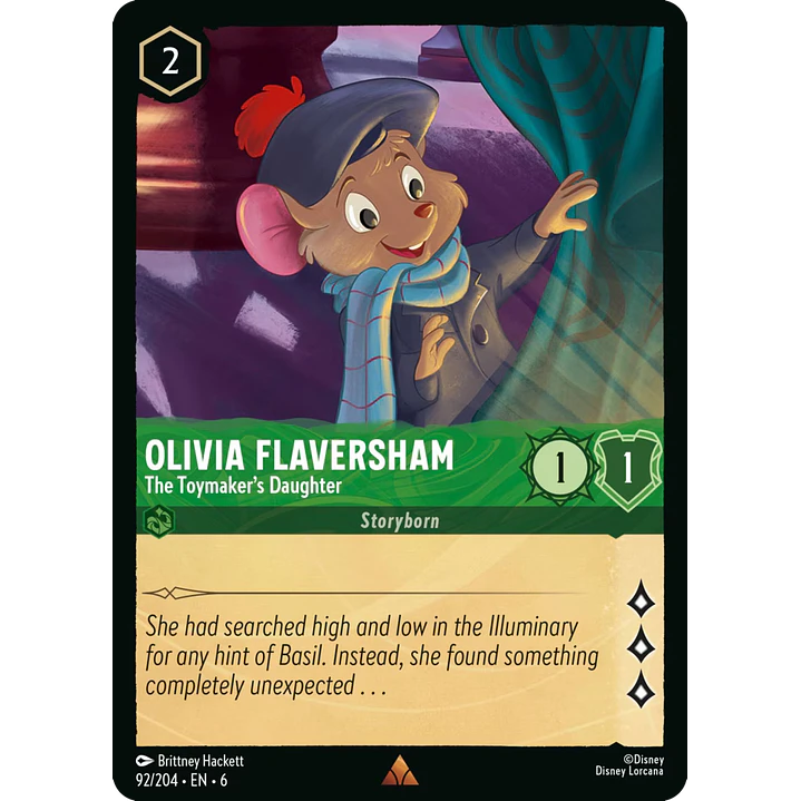 092/204 Olivia Flaversham - The Toymaker's Daughter 1