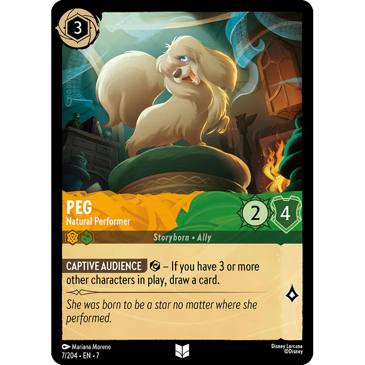 007/204 Peg - Natural Performer 1