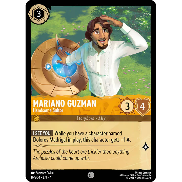 016/204 Mariano Guzman - Handsome Suitor 1