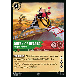 105/204 Queen of Hearts - Haughty Monarch