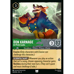 108/204 Don Karnage - Air Pirate Leader