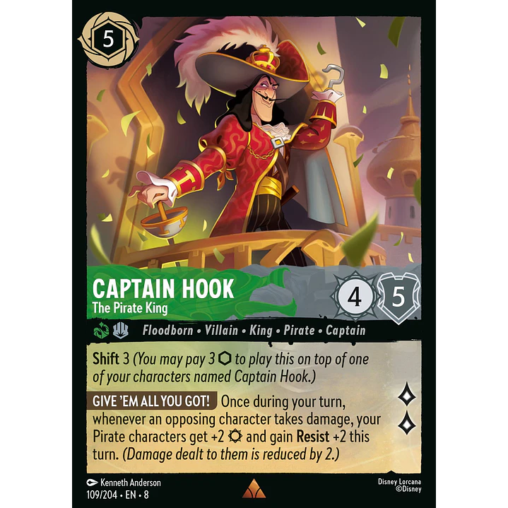 109/204 Captain Hook - The Pirate King 1
