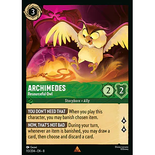113/204 Archimedes - Resourceful Owl
