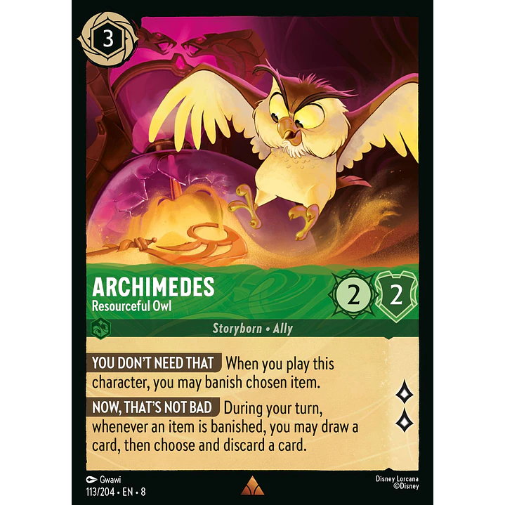 113/204 Archimedes - Resourceful Owl 1