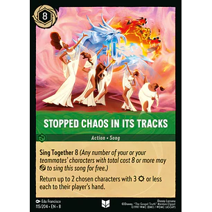 115/204 Stopped Chaos in Its Tracks
