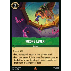 116/204 Wrong Lever!