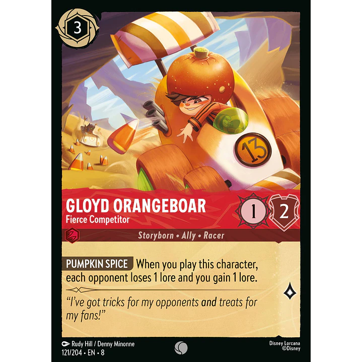 121/204 Gloyd Orangeboar - Fierce Competitor 1