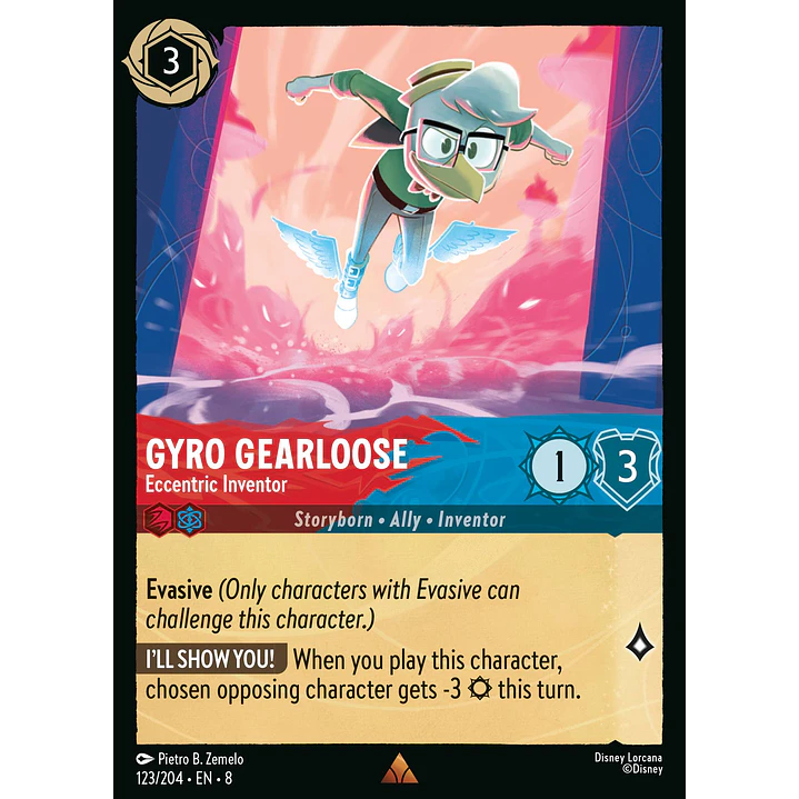 123/204 Gyro Gearloose - Eccentric Inventor 1