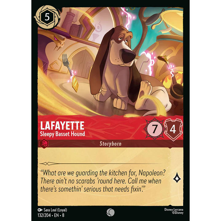 132/204 Lafayette - Sleepy Basset Hound 1