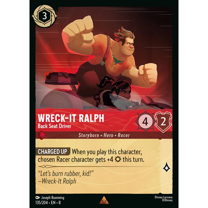 135/204 Wreck-It Ralph - Back Seat Driver 1