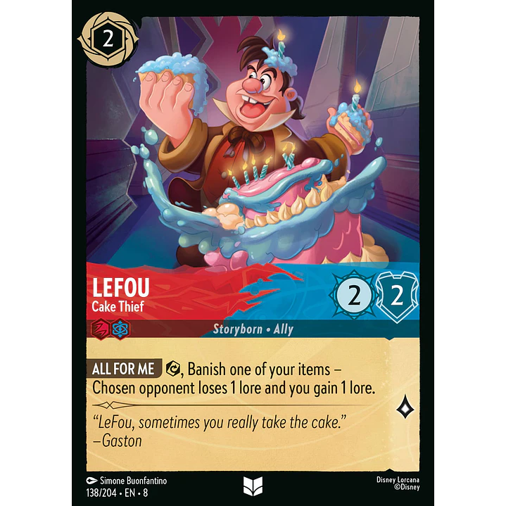 138/204 LeFou - Cake Thief 1