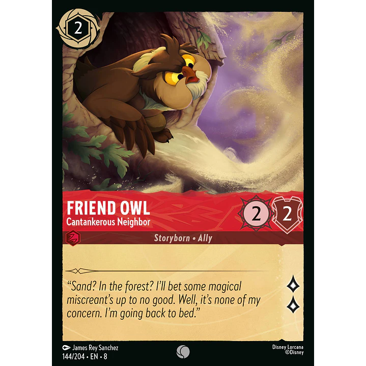 144/204 Friend Owl - Cantankerous Neighbor 1