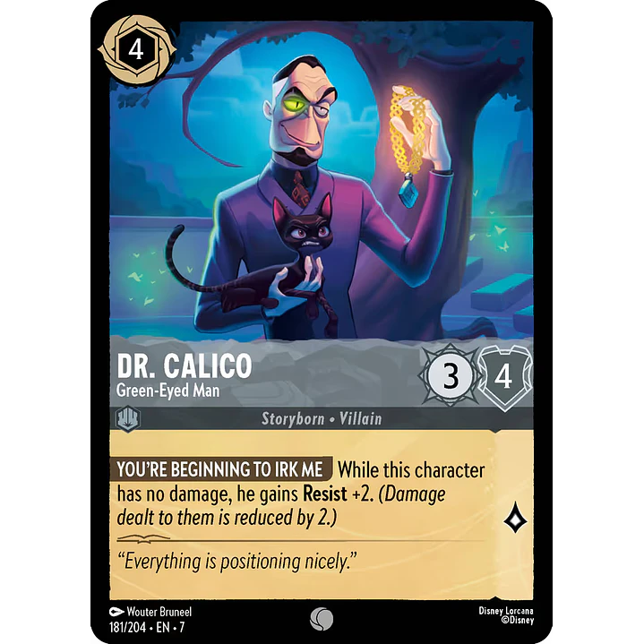181/204 Dr. Calico - Green-Eyed Man 1