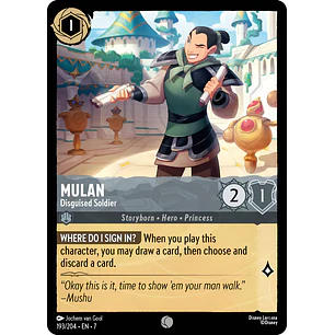 193/204 Mulan - Disguised Soldier