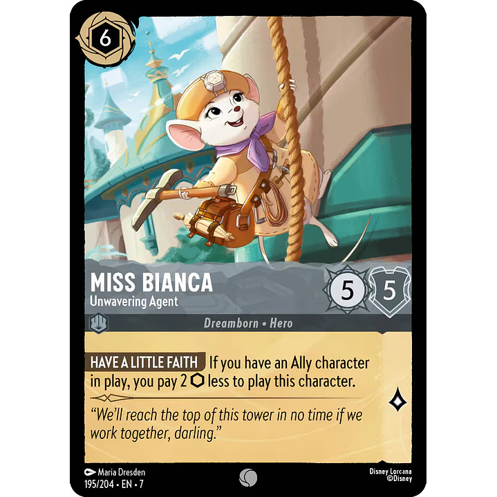 195/204 Miss Bianca - Unwavering Agent 1