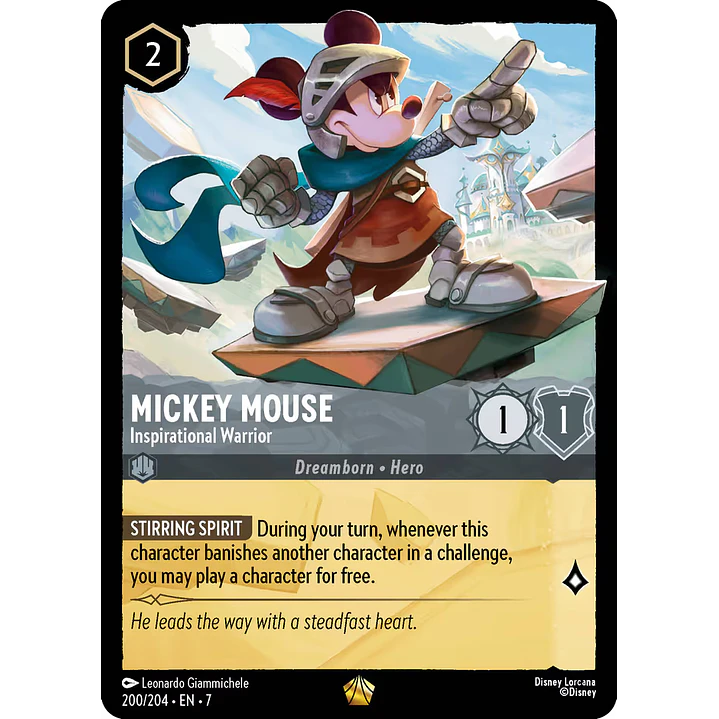 200/204 Mickey Mouse - Inspirational Warrior 1