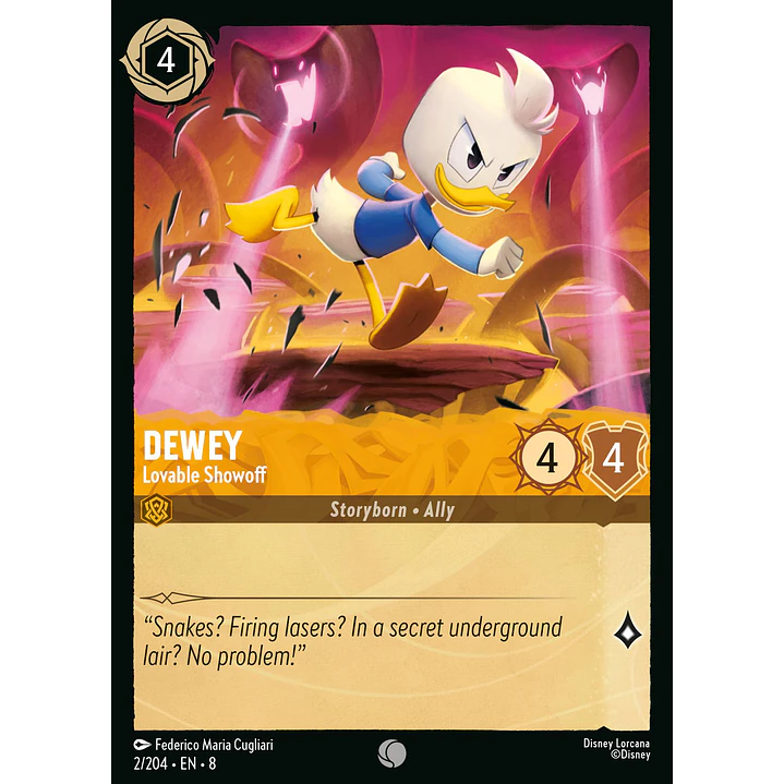 002/204 Dewey - Lovable Showoff 1