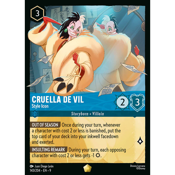 143/204 Cruella De Vil - Style Icon 1