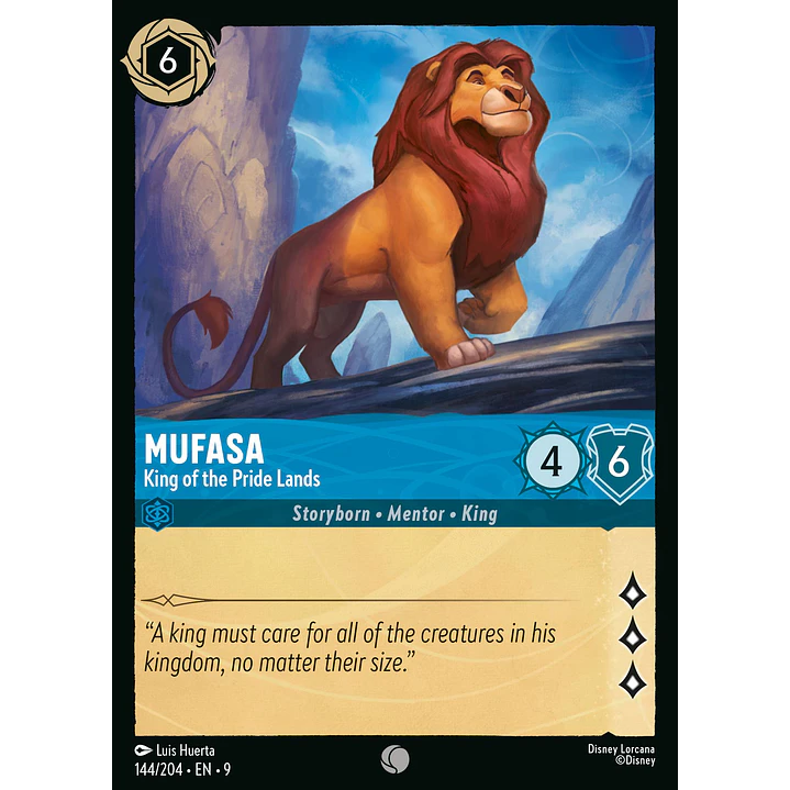 144/204 Mufasa - King of the Pride Lands 1