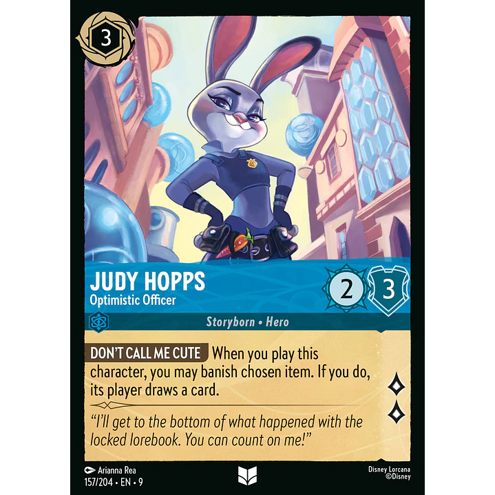 157/204 Judy Hopps - Optimistic Officer 1