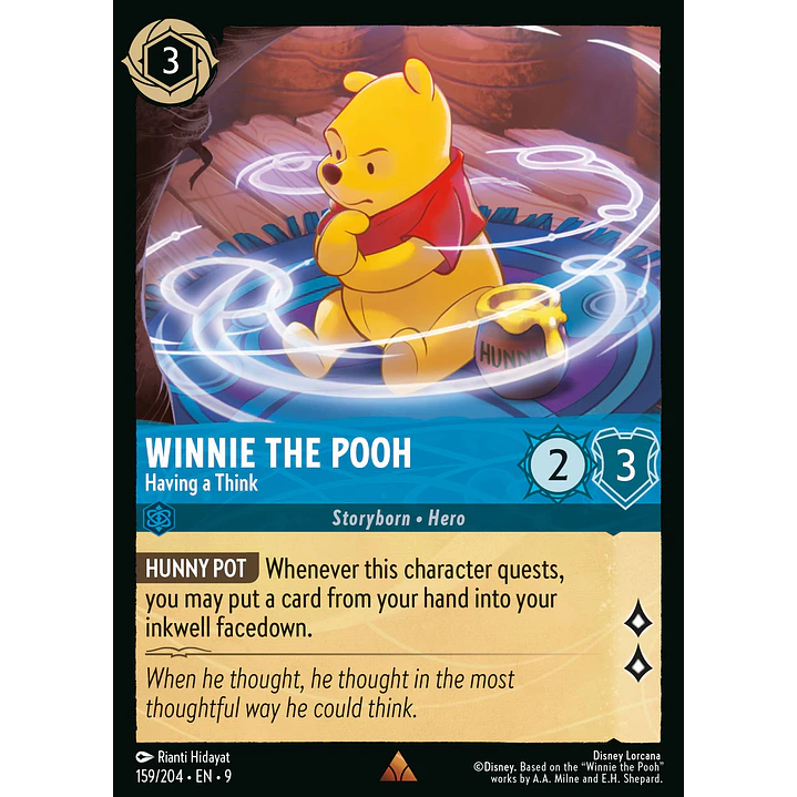 159/204 Winnie the Pooh - Having a Think 1