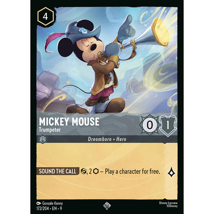 172/204 Mickey Mouse - Trumpeter 1