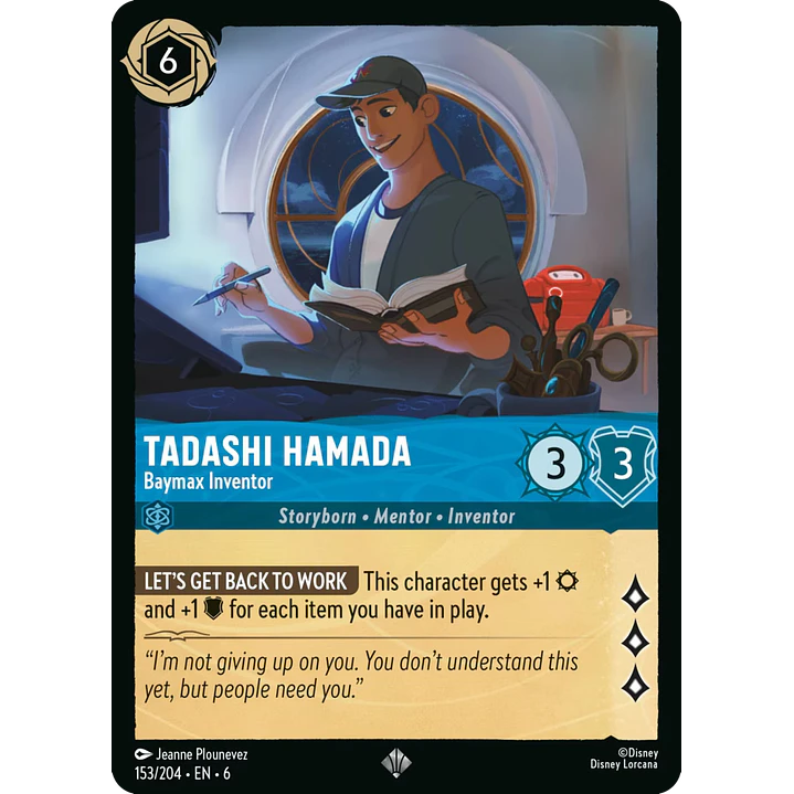 153/204 Tadashi Hamada - Baymax Inventor 1
