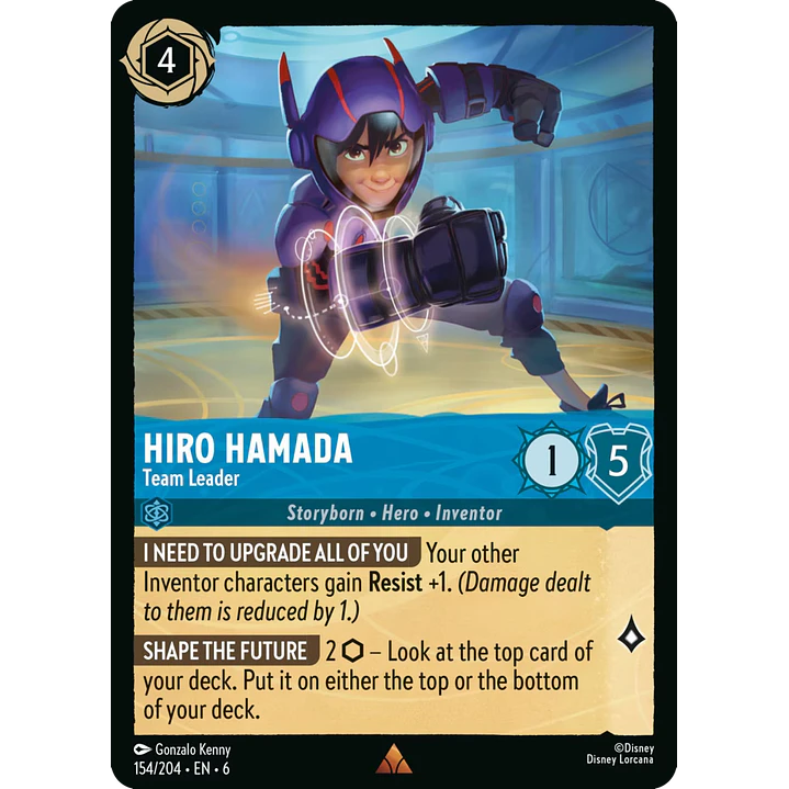 154/204 Hiro Hamada - Team Leader 1