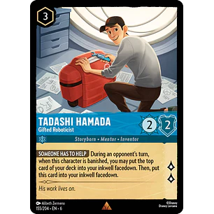 155/204 Tadashi Hamada - Gifted Roboticist