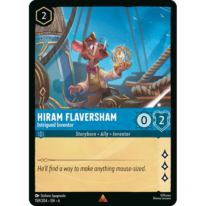 159/204 Hiram Flaversham - Intrigued Inventor 1