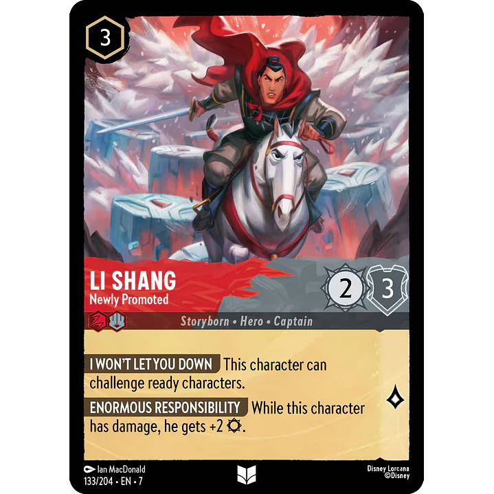 133/204 Li Shang - Newly Promoted 1