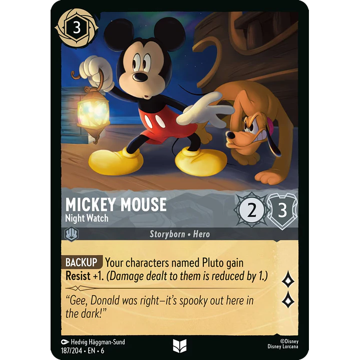 187/204 Mickey Mouse - Night Watch 1