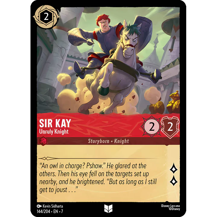 144/204 Sir Kay - Unruly Knight 1